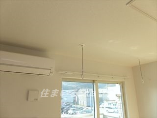広島市安佐北区上深川町のアパートの設備|室内物干し・エアコン付き