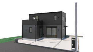 【外観パース】 | かまとり住宅の新築戸建て「グランファミーロ」 | 完成予定イメージです