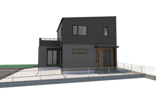 【外観パース】 | かまとり住宅の新築戸建て「グランファミーロ」 | 完成予定イメージです