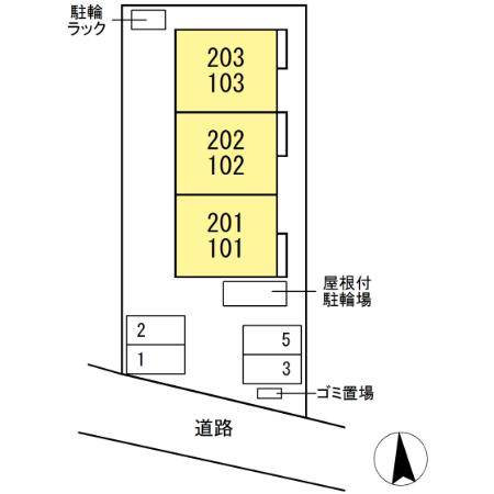 セレーノの区画図