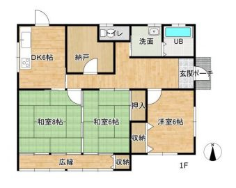 下野市石橋の間取り