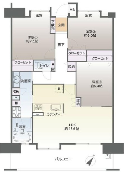 【間取り】 | アンピール東大橋☆仲介手数料無料☆