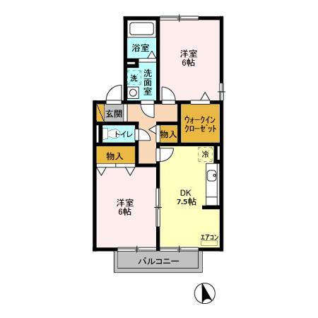 【間取り】 | ヒルサイドコート　五番館