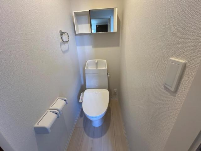 （仮称）市原市姉崎新築アパートのトイレ|シャワー付トイレ（イメージ）