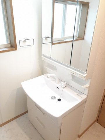 メーアハイトの洗面所|スペースが確保できる洗面所です