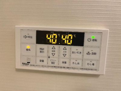 【設備】 | 南区下石田２丁目新築アパート　Ａ棟 | 給湯器リモコン（イメージ）