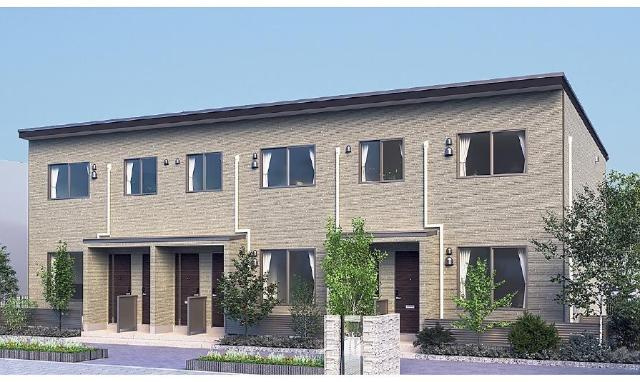 【外観】 | 南区下石田２丁目新築アパート　Ａ棟 | 完成予想図
