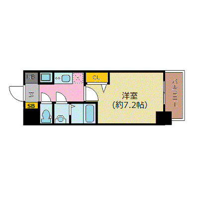 プレサンス丸の内雅殿の間取り