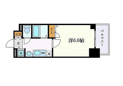 プレサンス名古屋ＳＴＡＴＩＯＮアブソリュートの間取り