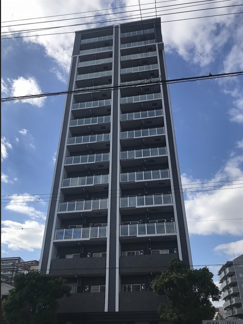 ワールドアイ大阪城EASTアドバンスの外観|きれいな外観です