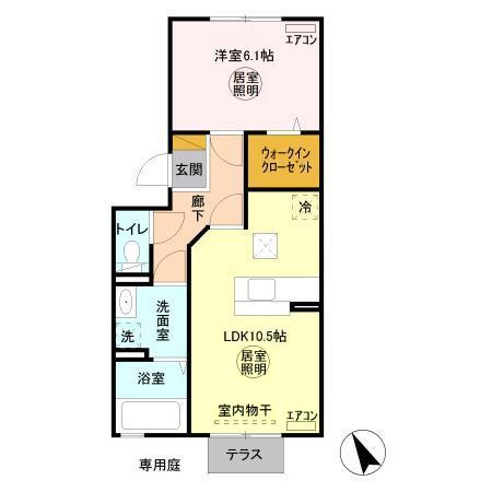 【間取り】 | ヴェルデ コリーナ　壱番館