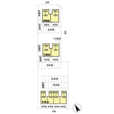 【区画図】 | ヴェルデ コリーナ　壱番館
