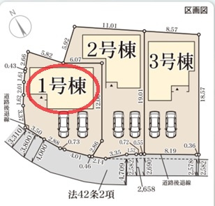 【区画図】 | リーブルガーデン野洲市冨波甲３期 | 区画図