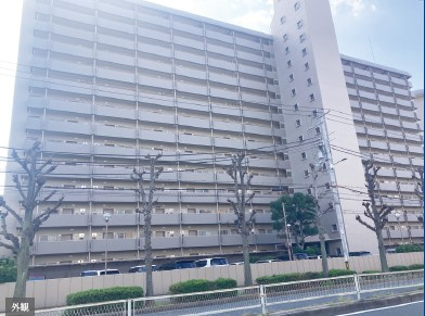 鴫野コーポ二号棟　2階の外観