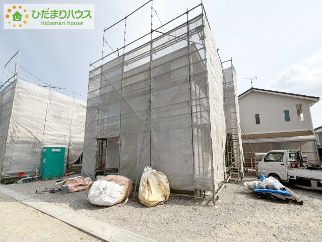 郡山市昭和第9　新築戸建　3号棟の前面道路含む現地写真|是非一度、ご家族そろってご内覧ください♪