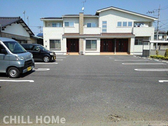 ハピネス　プラダの駐車場|当社、チルホームのHPもご覧ください(^^)/物件情報多数♪