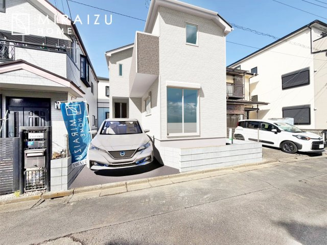 【外観】 | ※イメージです　青く澄み渡った綺麗な空と、陽の光をたっぷりと受ける、そんな新築住宅で新生活をスタートしてみませんか？見学・ご相談等、ミライズホーム(株)までお気軽にご連絡下さい♪