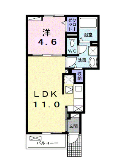 グラシアスの間取り|間取図