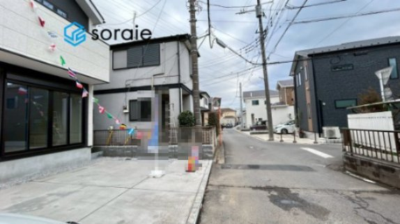 戸建 所沢市上新井４丁目の前面道路含む現地写真|令和8年2月26日撮影。