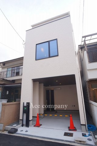 【外観】 | 東大阪市花園東町2丁目 | 【駅近、駅歩3分！新築完成済み☆】ローン返済目安：月々約88422円（頭金0円、変動金利0.875％、返済期間40年、ボーナス払い無しで試算しています）