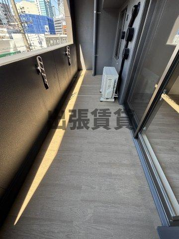 仲介手数料0円！！プレサンス名駅南ブリエのバルコニー