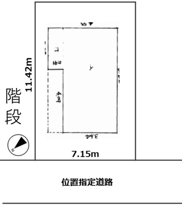 中古/朝霞市幸町１丁目の区画図