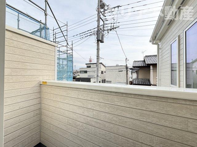 【バルコニー】 | 高崎市堰代町　新築B棟