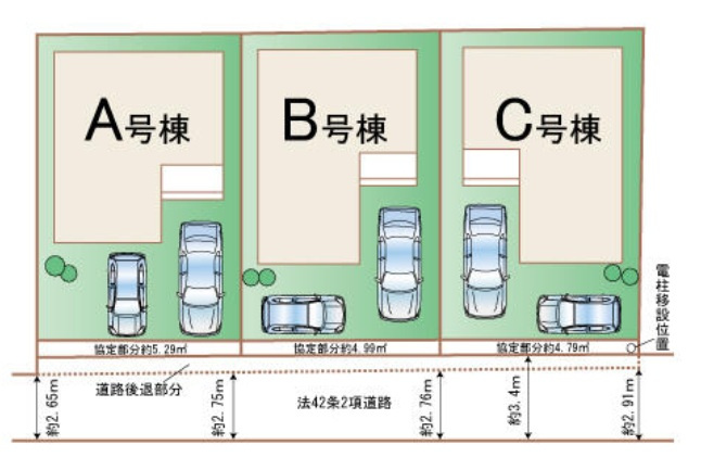 【区画図】 | 高崎市堰代町　新築B棟