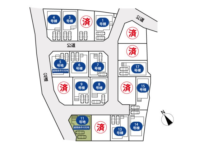 【土地図】 | 清瀬市下宿2丁目　建築条件付売地　全19区画　(志木本店) | 開放感あふれる角地・敷地120.10平米。カースペース2台可能なゆとりの建築条件付き売地。