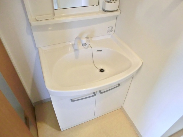 アンボワーズの洗面所|脱衣スペースにある洗面台です♪