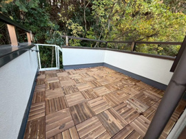 バルコニーがあります