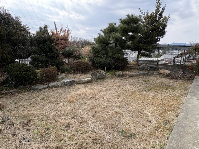 勿来町四沢作田 中古一戸建ての庭