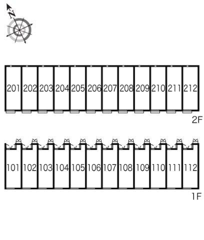 レオネクストグランデ　セコンドの区画図