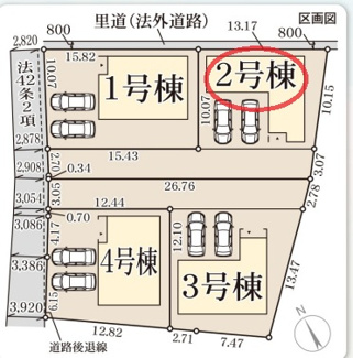【区画図】 | リーブルガーデン栗東市上鈎４期 | 区画図
