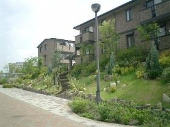 リンデンバウム　Ｂ棟のエントランス