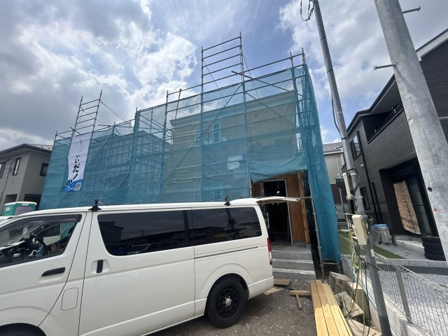新築　前橋市南町2丁目　Heartful　Town　A号棟の外観|現地写真　2026年4月完成予定！類似物件のご内覧等、お気軽にお問合せください♪　							
　							
