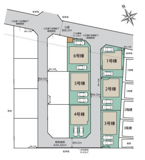 【5号棟　区画図】