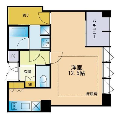THE APARTMENT HAKATAの間取り