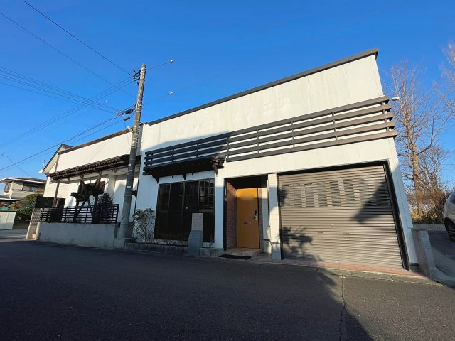 郡山市安積町笹川　事務所兼平屋住宅　安積第三小・安積第二中の外観