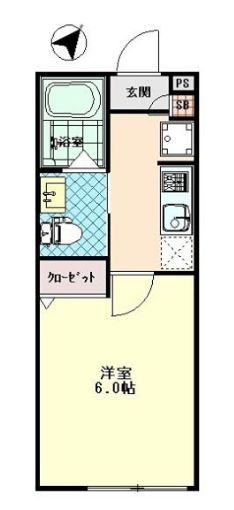 クエスト稲毛の間取り