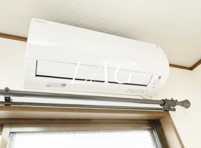 【設備】 | クジライハイツ | エアコン付です。