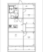 日商岩井牛田マンションの画像