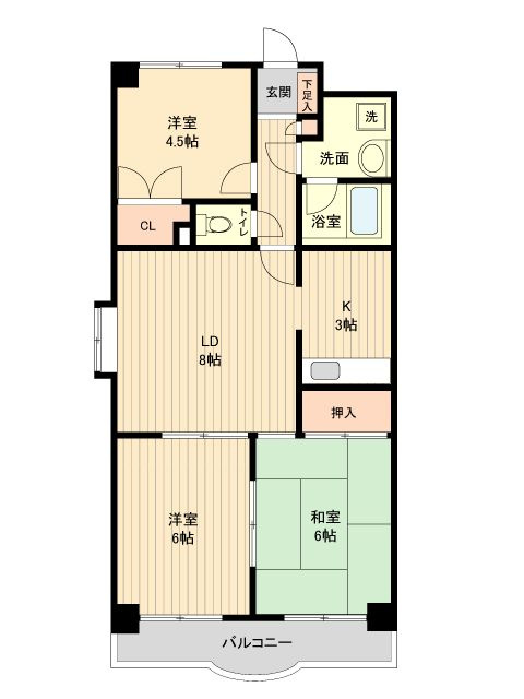 ＴＥＫ藤沢ハイツの間取り