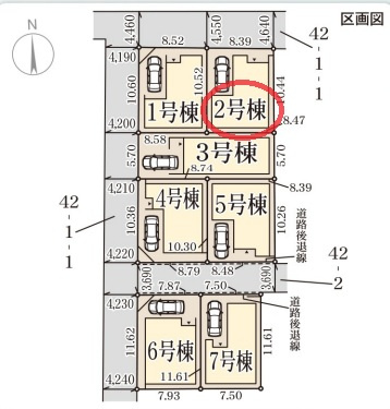 【区画図】 | リーブルガーデン東住吉区照ケ丘矢田９期 | 区画図