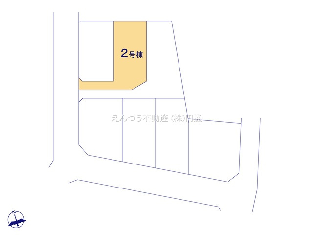 御膳洞2期の区画図
