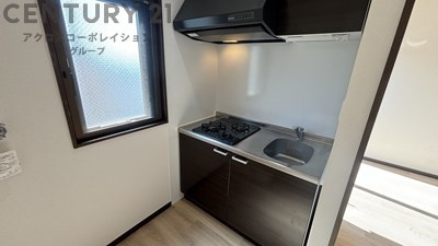 ガスコンロ付きで使いやすいキッチンです！
