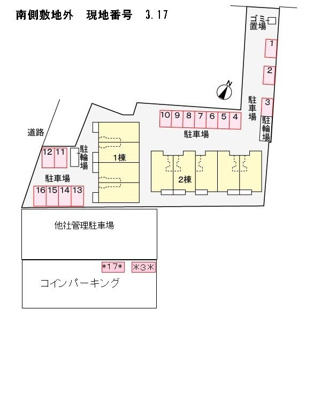 【駐車場】 | セレノひばりが丘1(セレノヒバリガオカⅠ)