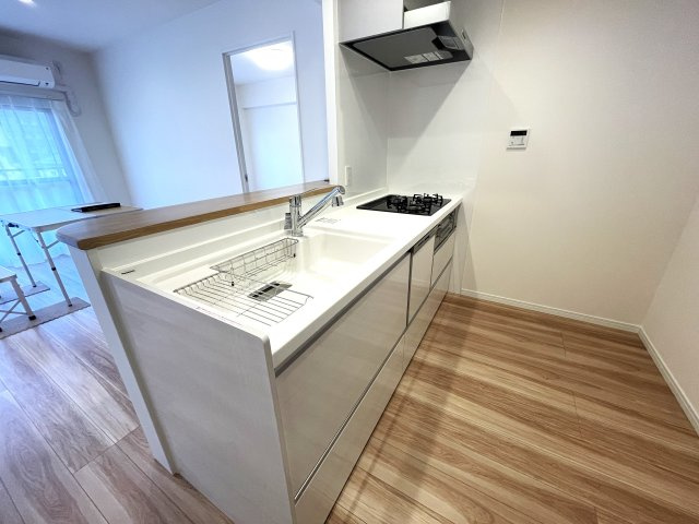 ダイアパレスグラン・ステージ博多のキッチン|キッチンはしっかりと幅があり、作業も効率よく行えますよ♪