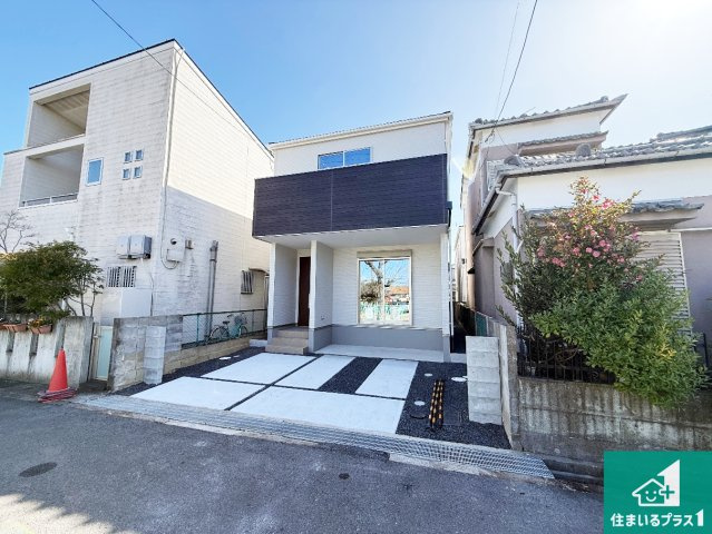 ★1(土)2(日)現地見学可能！★京田辺市草内八田　限定1邸の外観|お客様に長く安心して住んでいだだける事にこだわった家づくり！住んでからのアフターサービスにもしっかりと取り組んでいます！