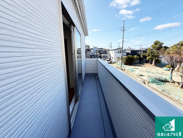 ★1(土)2(日)現地見学可能！★京田辺市草内八田　限定1邸のバルコニー|日当たりのよいバルコニー！お部屋が開放的に！